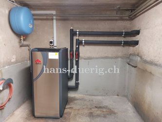 fertig installierte Wärmepumpe CTA  OPTIHEAT ALL-IN-ONE