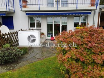 W&auml;rmepumpe WPL 15A auf Betonsockel