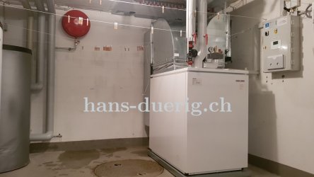 Luft/Wasser-Wärmepumpe, Lufkanal aus Blech innen isoliert