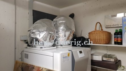 die fertig angeschlossene Wärmepumpe WPL 17 ICS Classic