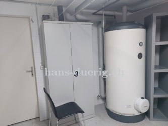 Registerboiler über die Wärmepumpe beheizt