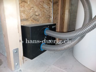 Austragung: Pellet-Umschalteinheit