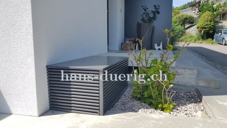 Luftfassung für die Wärmepumpe (Zuluft und Abluft)