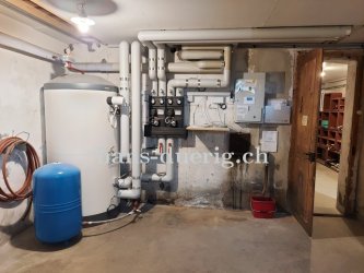 Heizraum mit Speicher