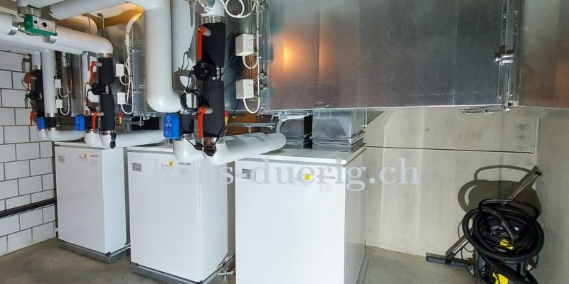 Kaskade mit 3 LW-Wärmepumpen