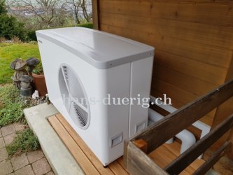 Heizungsanschluss der Wärmepumpe