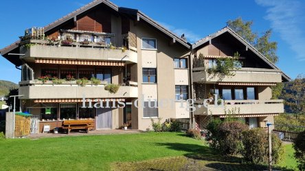 Mehrfamilienhaus mit Wärmepumpe beheizt