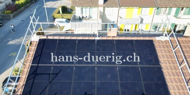 PV-Anlage mit einer Peak-Leistung von 5.5 kW