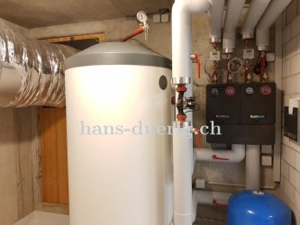 Heizspeicher und separate Heizgruppen pro Gebäude